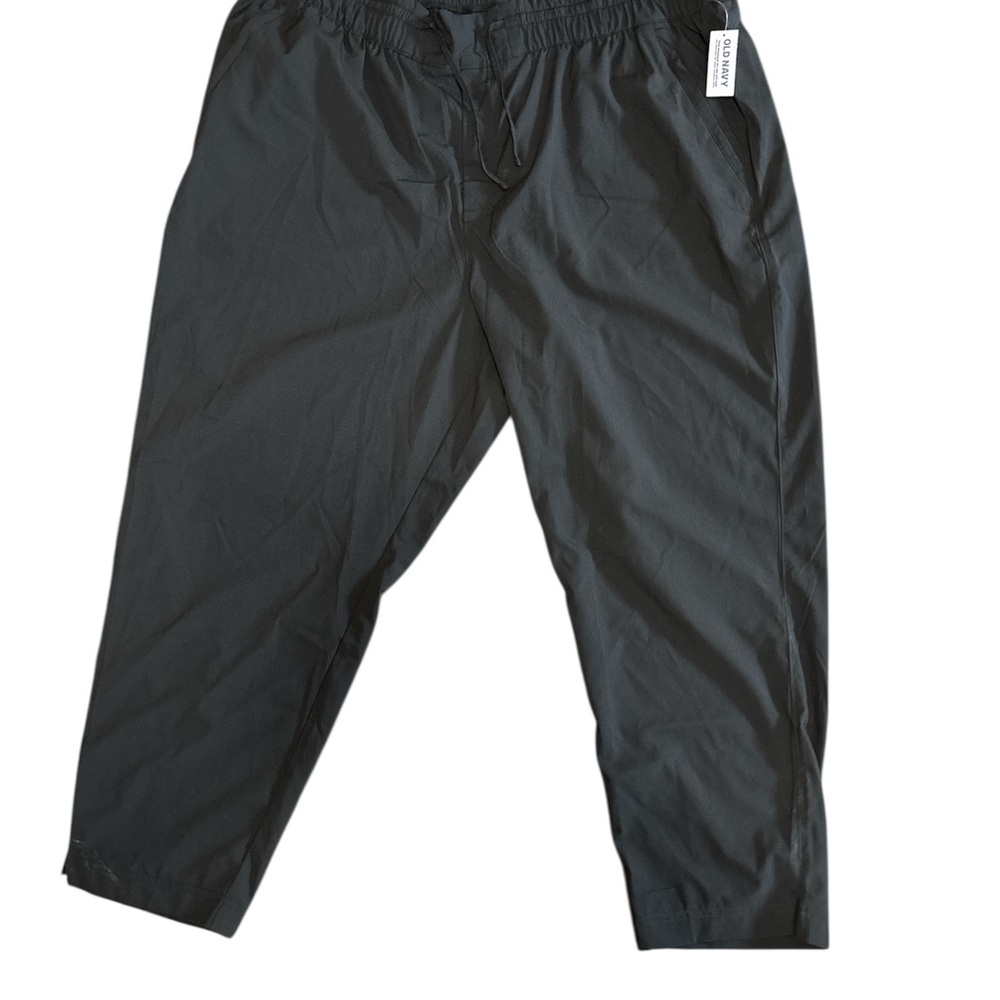 Old Navy Black Track Pants with Elastic Waistband